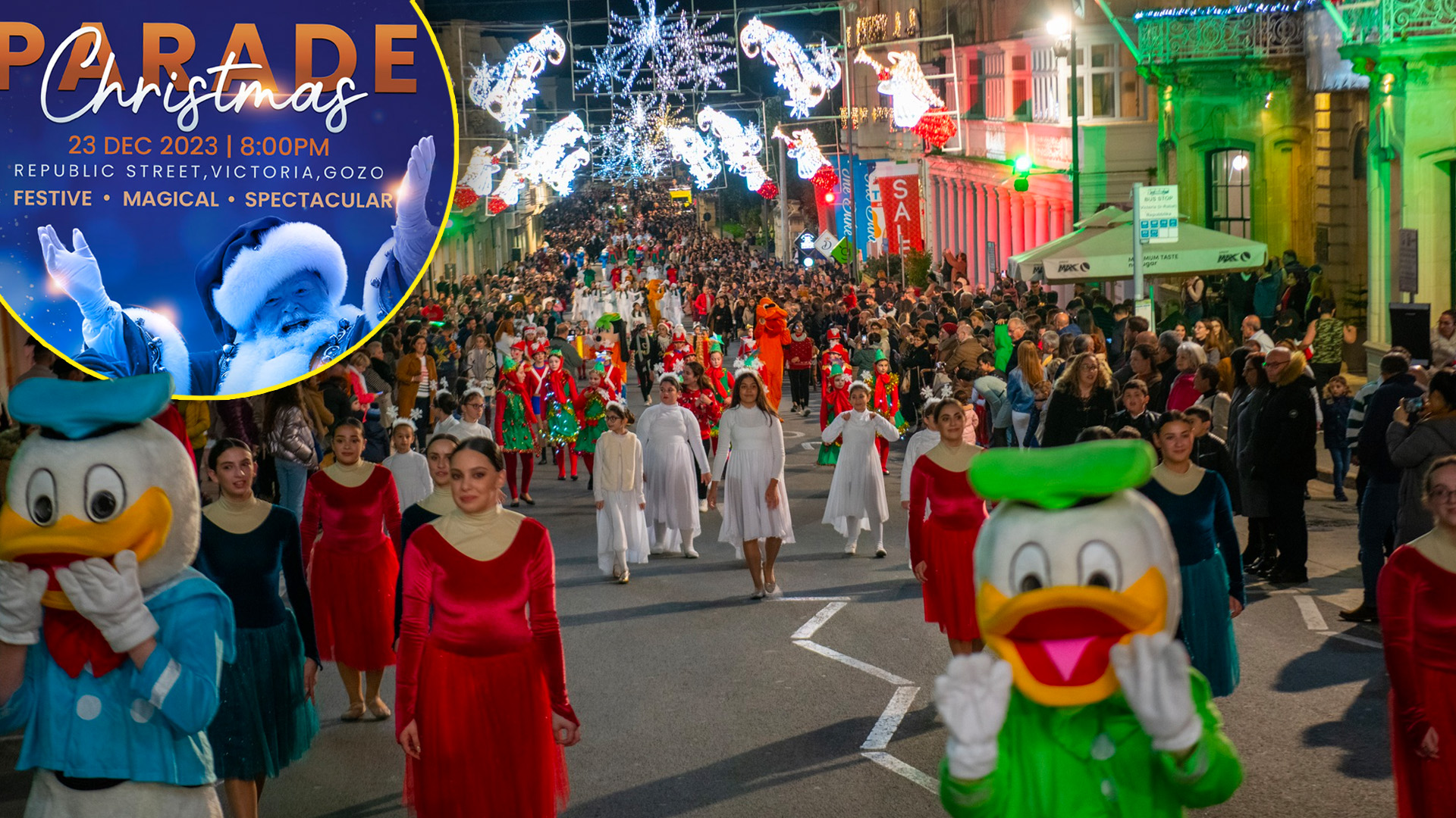 Gozo's Magical Christmas Parade: A Symphony of Lights, Music, and Joy!