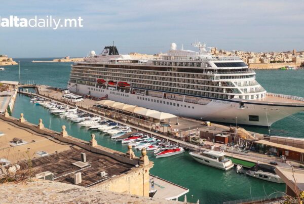First Cruise Liner Fully Run On Electricity In Grand Harbour