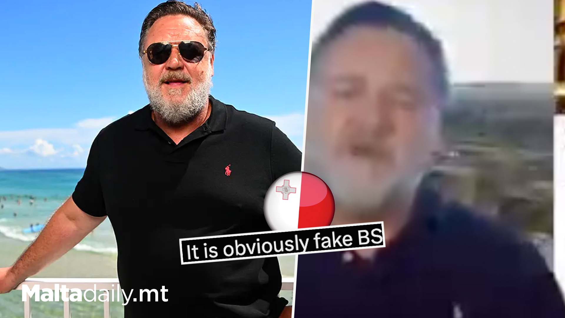 Russell Crowe Calls Out Malta Property Scam