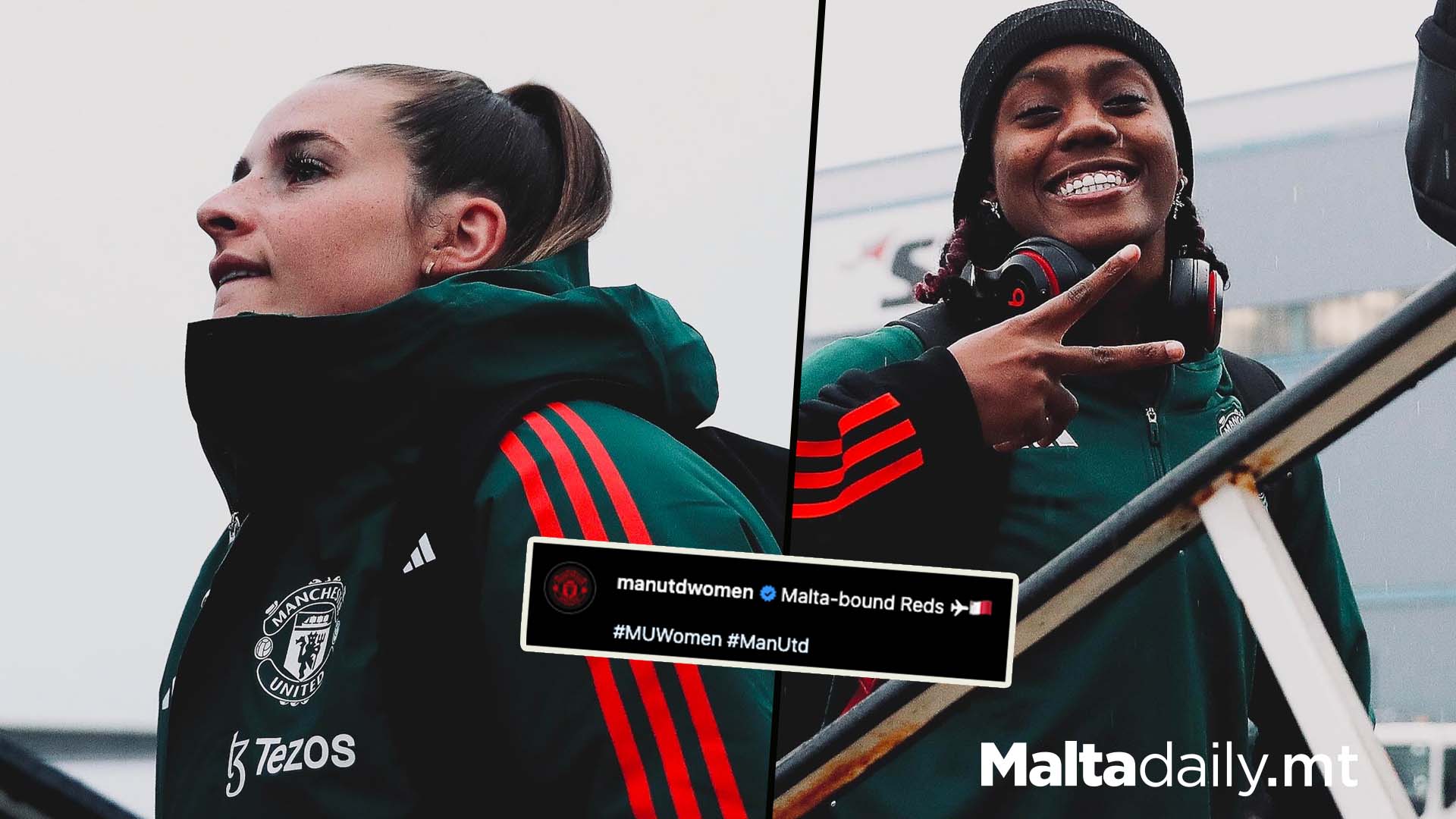Manchester United Women Make Their Way To Malta