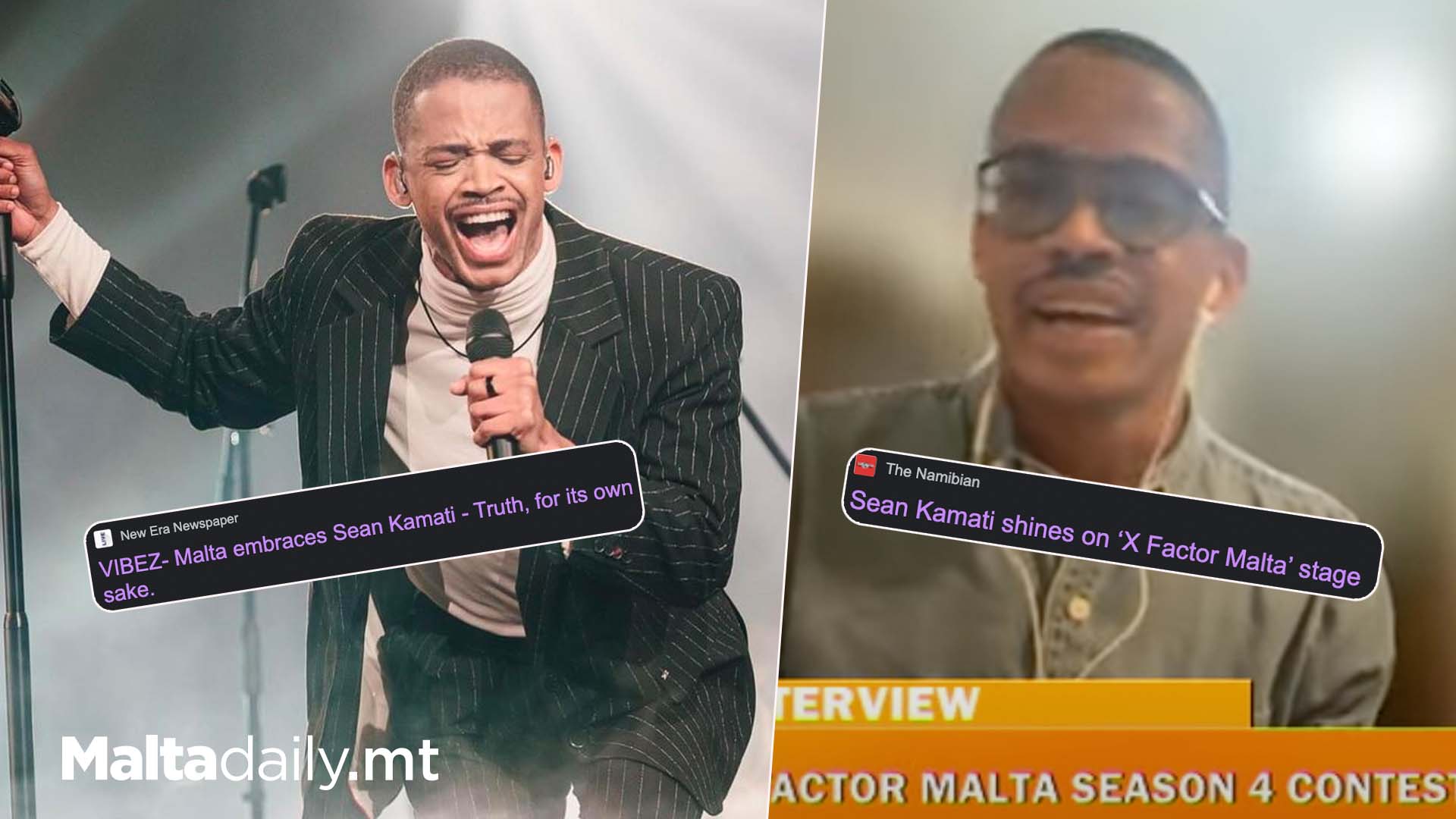 Namibian X-Factor Malta Contestant Makes Headlines