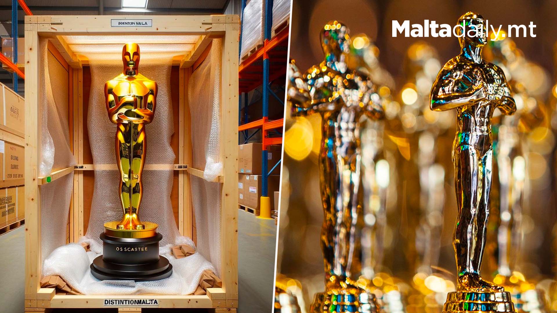Golden Oscars Statue Has Arrived In Malta