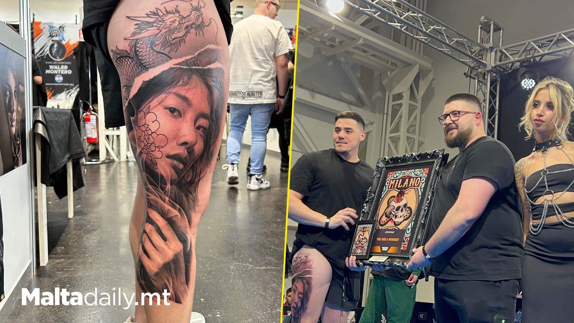 Maltese Tattoo Artist Wins Big At Milano Tattoo Convention