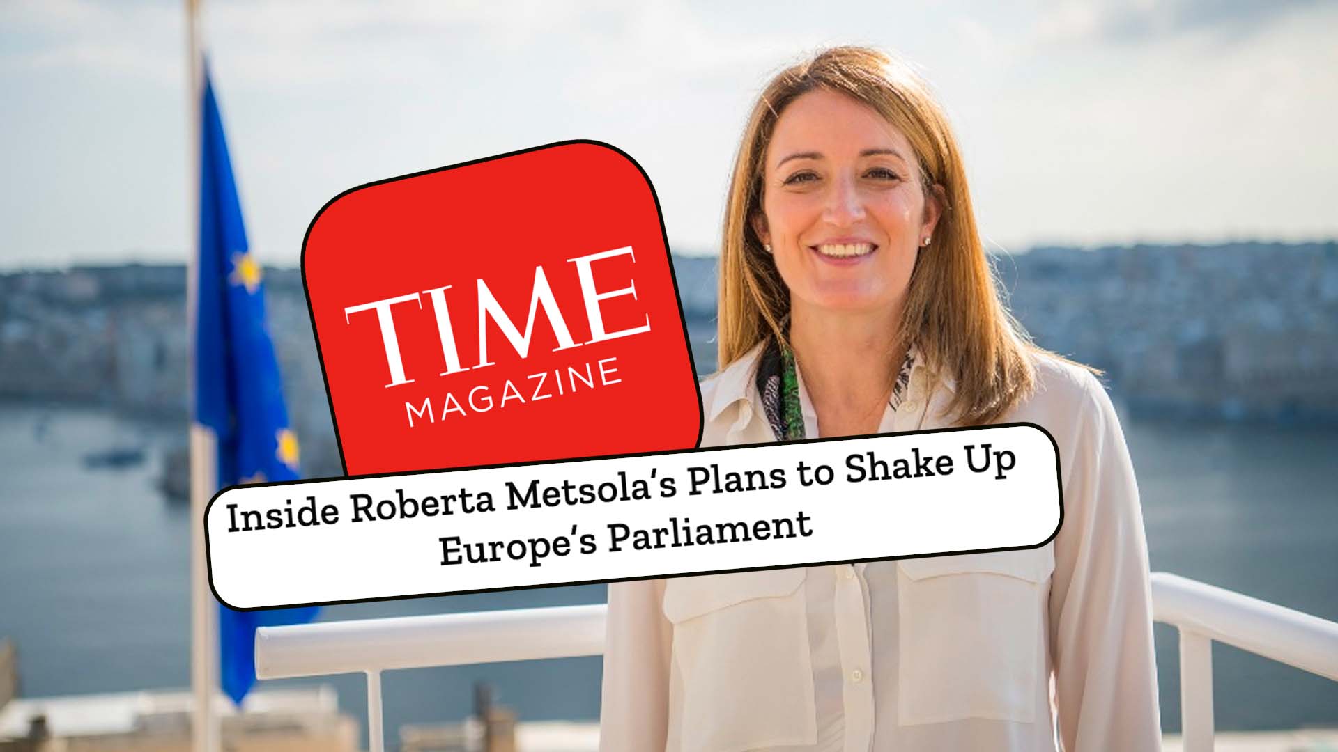 EU President Roberta Metsola Interviewed By Time Magazine