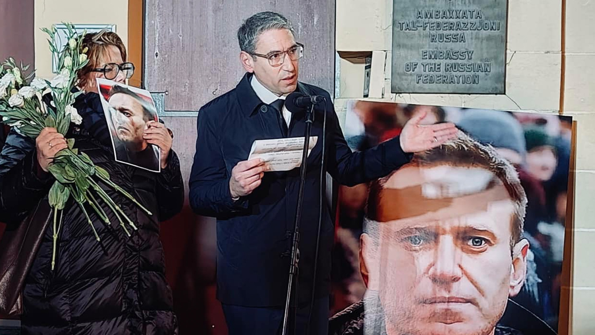 Alexei Navalny Tribute Removed From Malta's Russian Embassy