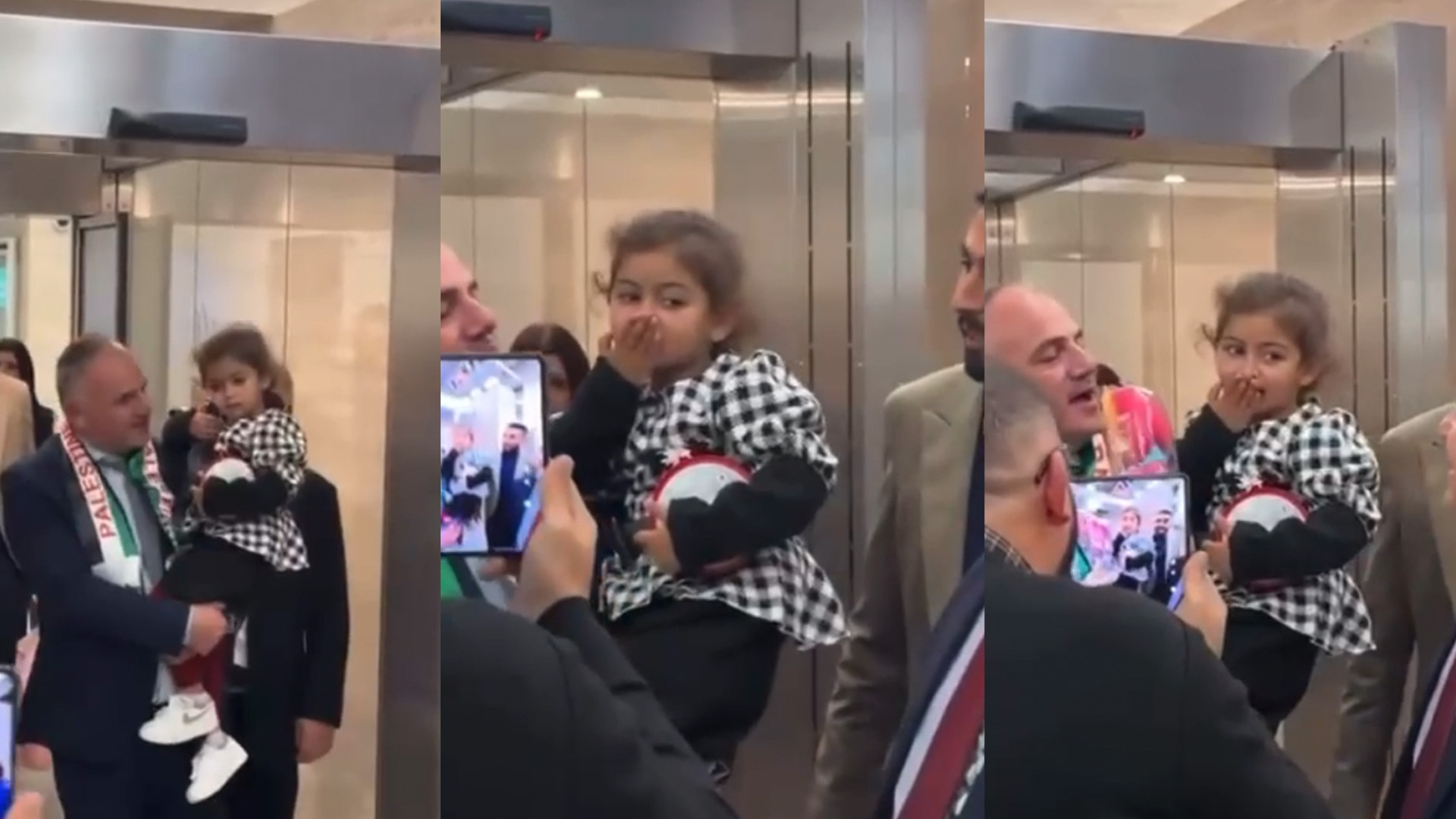 Free Palestine Chants Erupt as 3-Year-Old Selah Arrives in Malta
