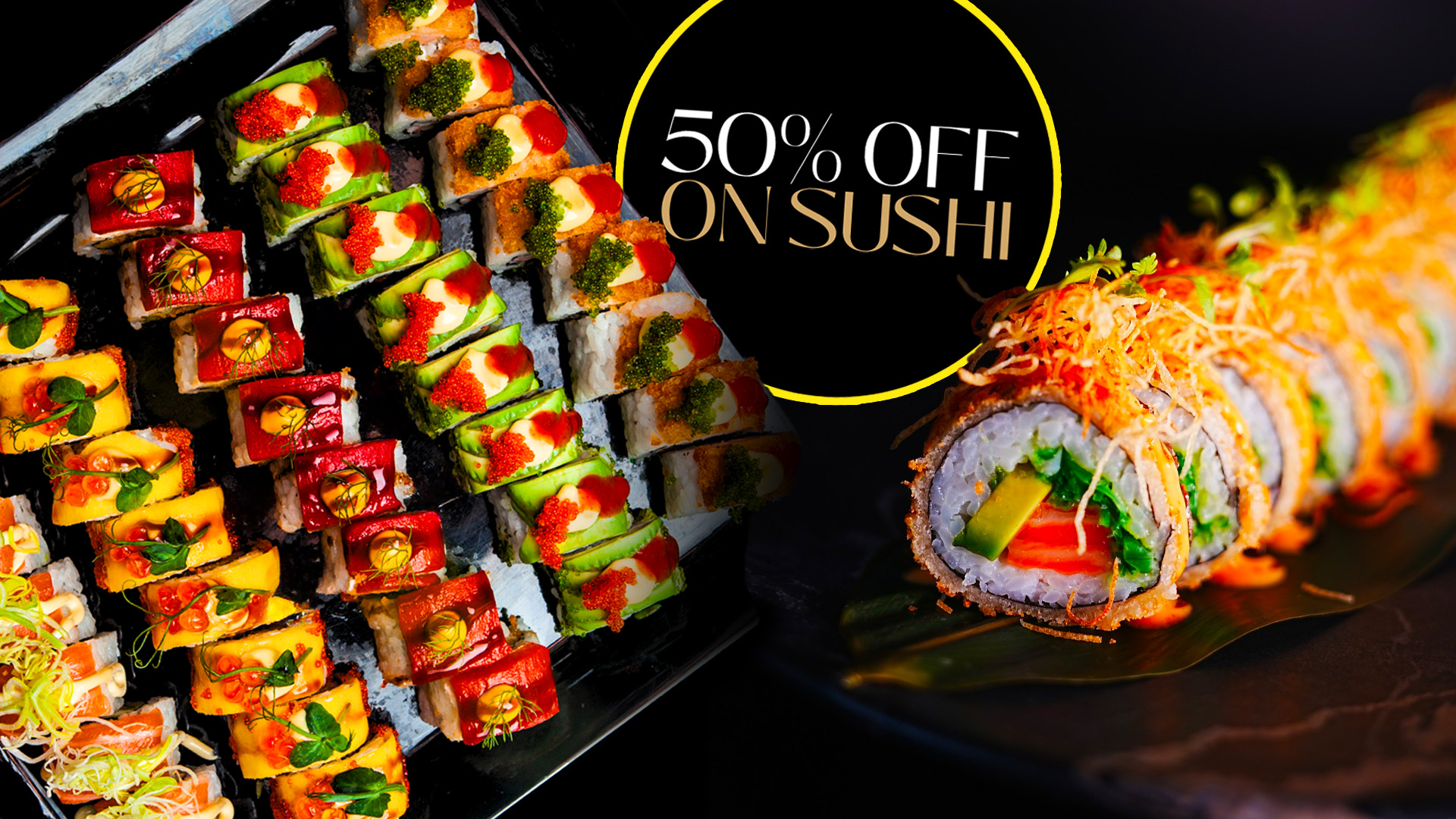 Dive Into March Madness: 50% Off Sushi at Hugo's Lounge!