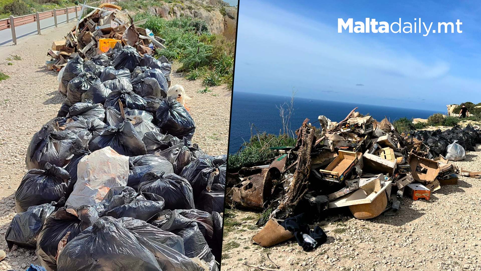 1 Ton Construction Waste Cleared From Dingli In 2 Hours