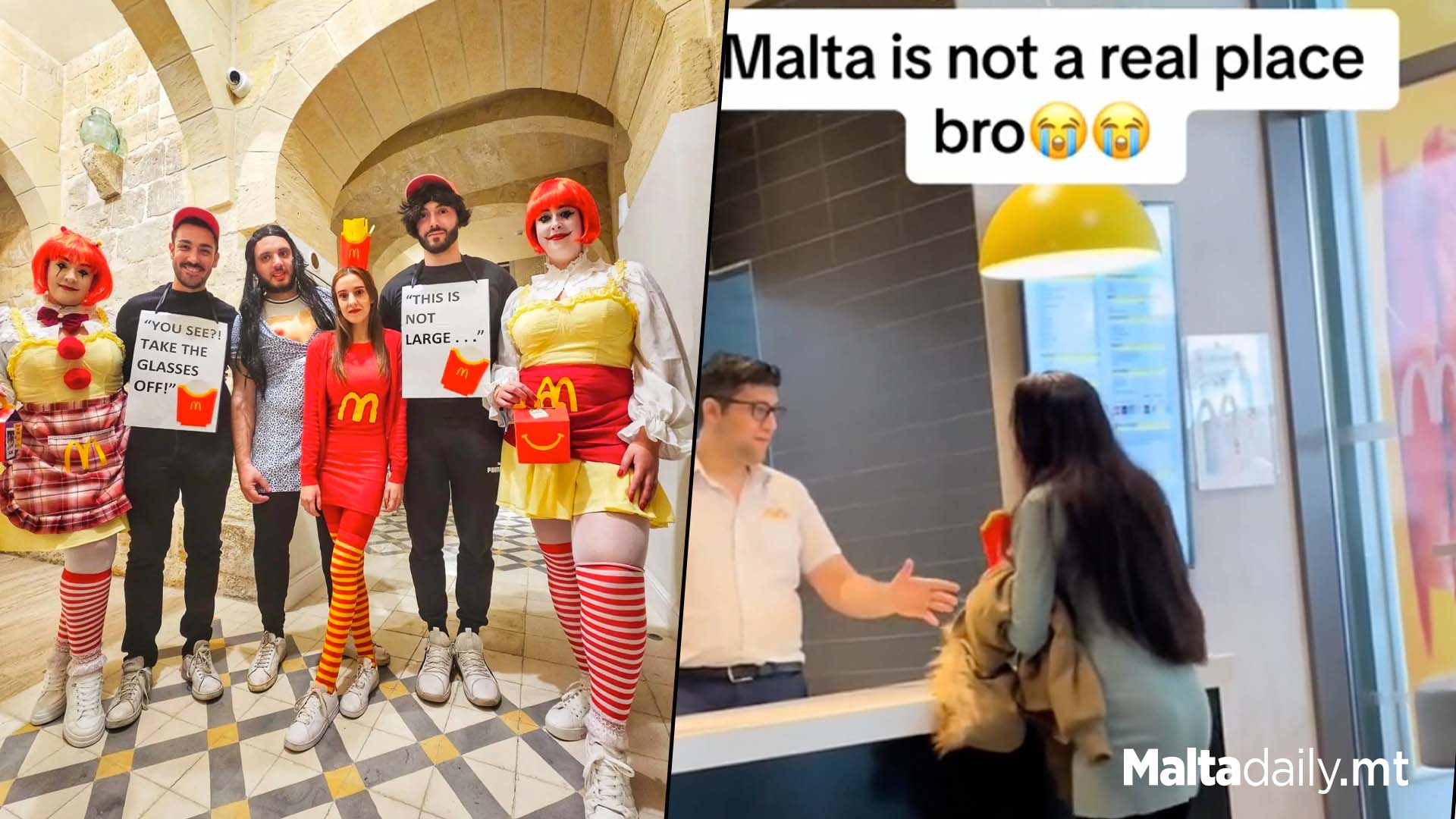 Group Dress Up As Iconic McDonald’s Fries Meme