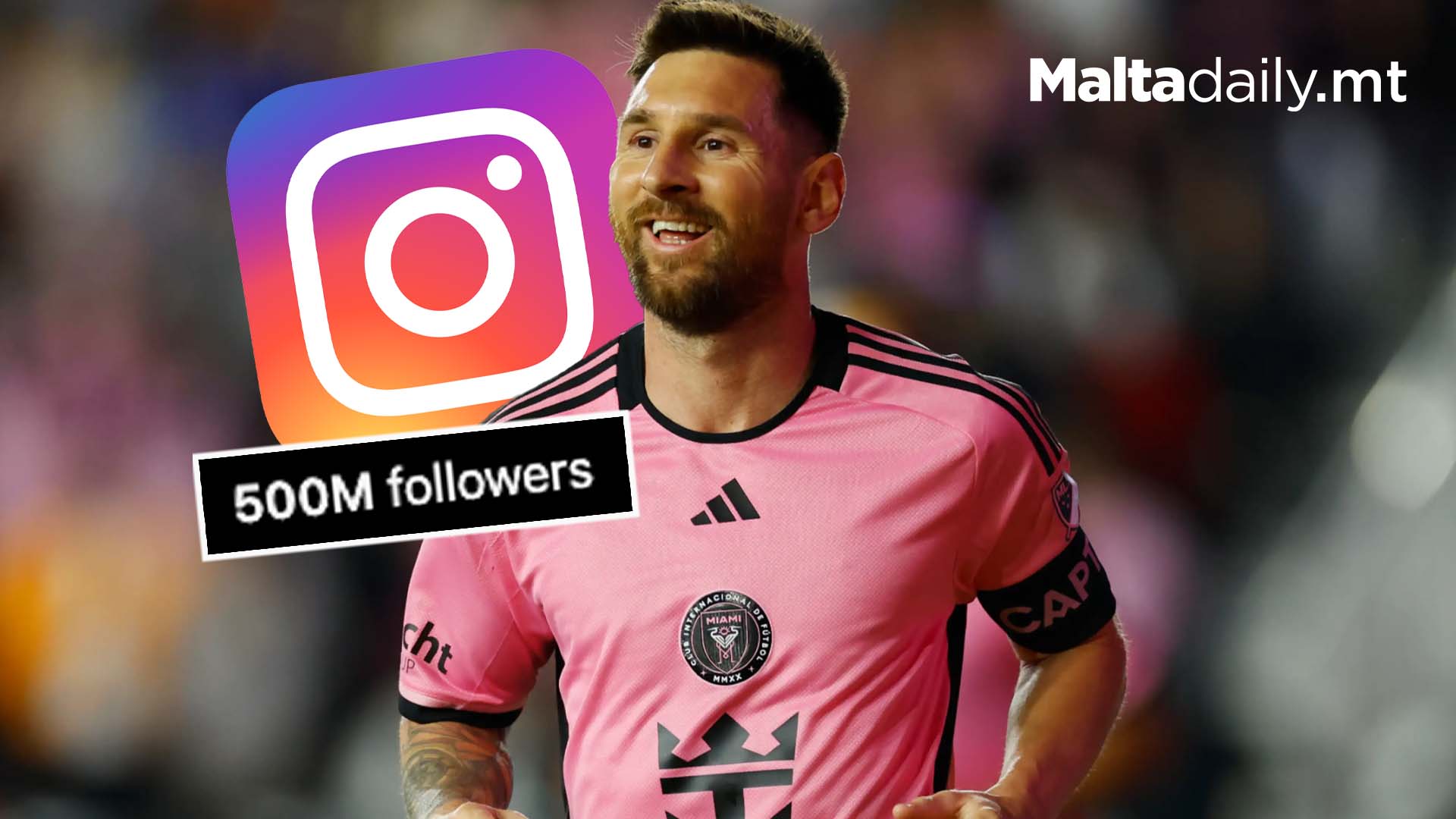 Messi 2nd Person To Reach 500 Million Instagram Followers