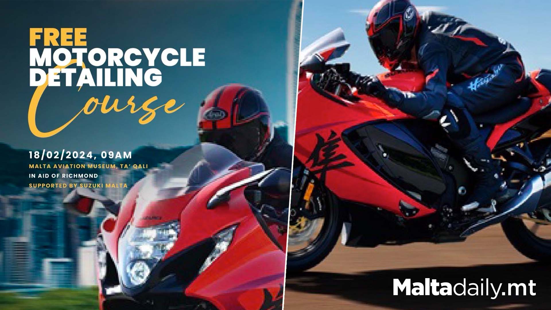 Free Motorcycle Detailing Course For Charity