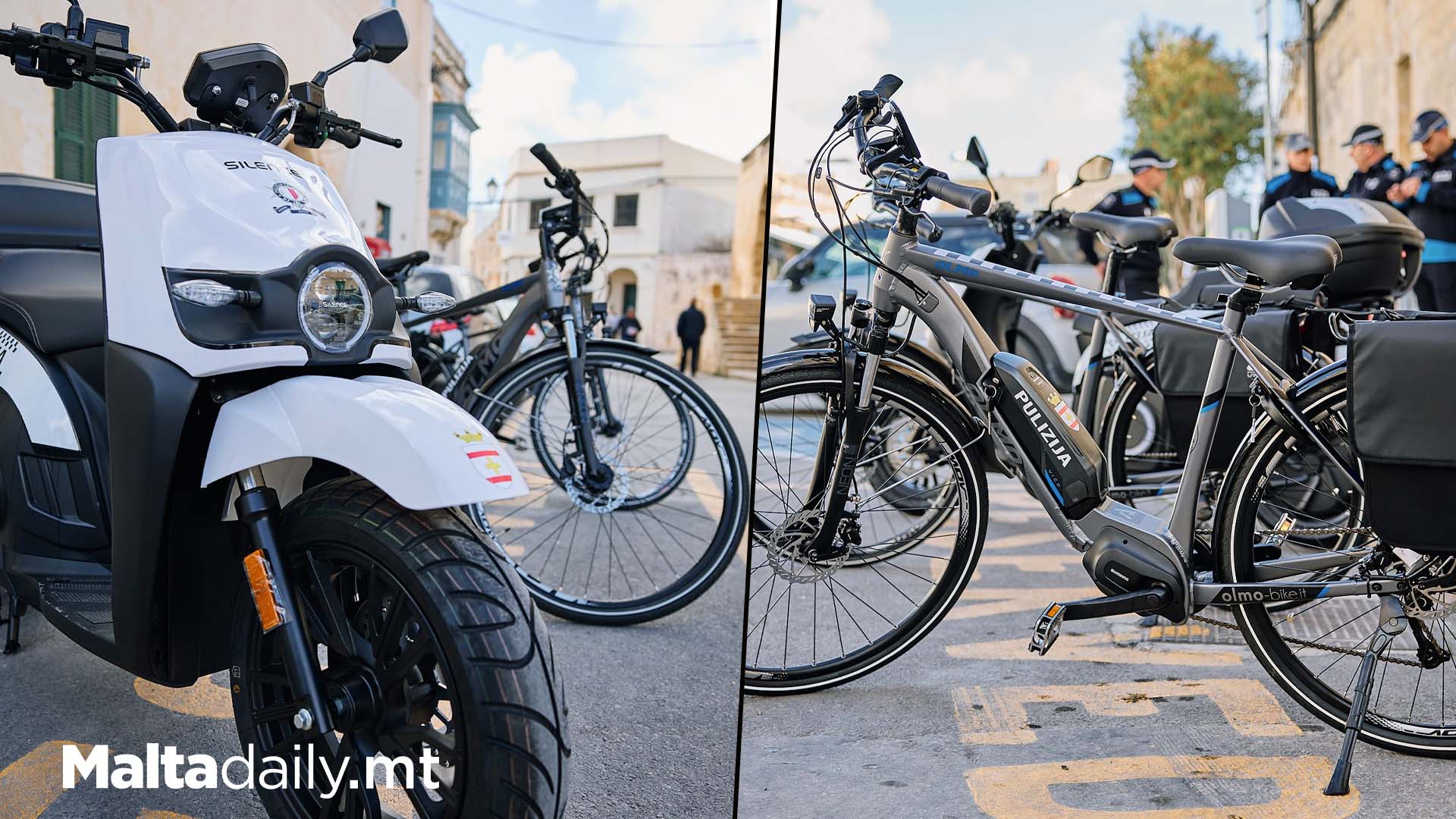 2 E-Bikes & Electric Scooter For Siġġiewi Community Police