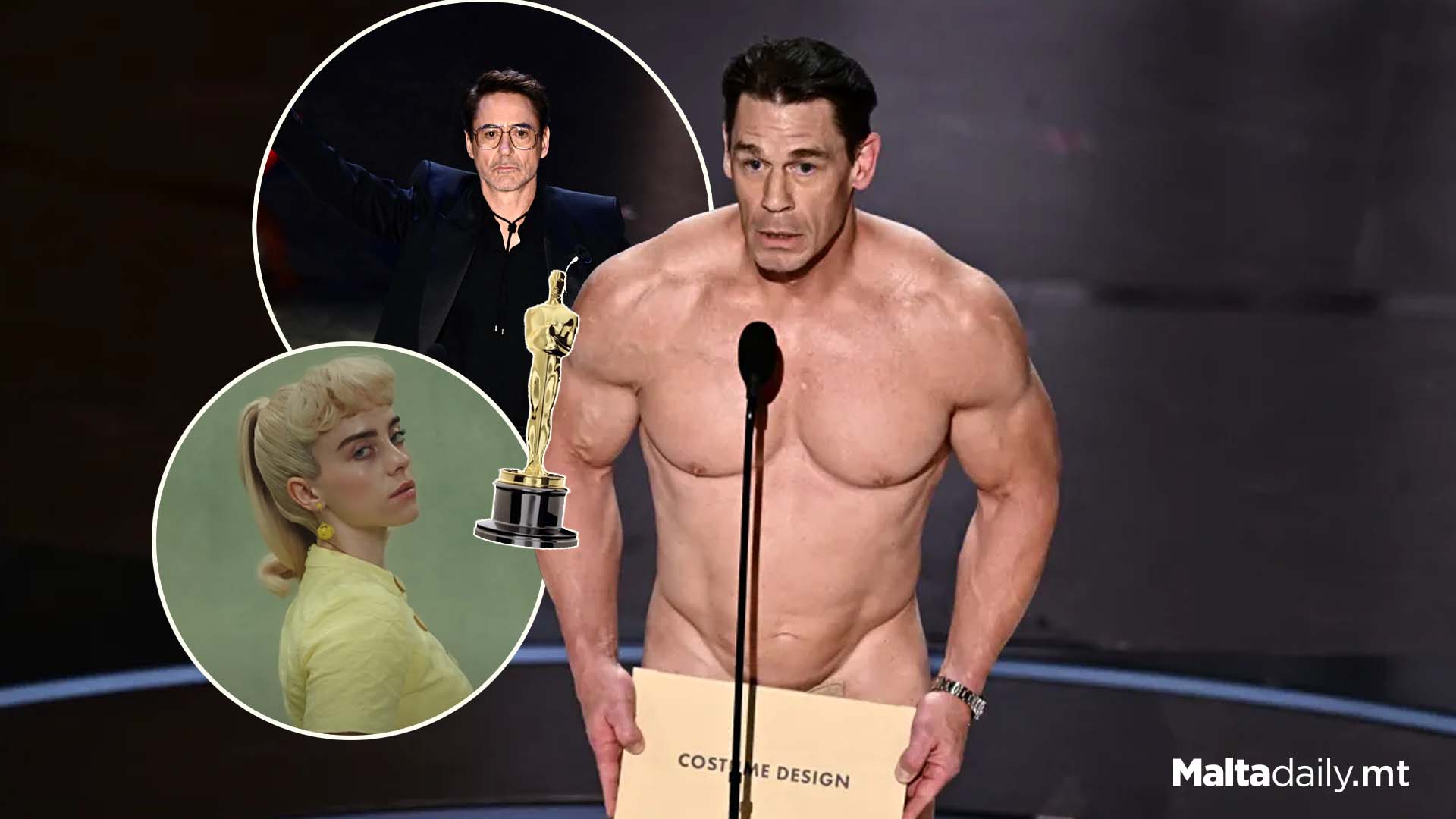 Winners From Oscars 2024 & A Naked John Cena