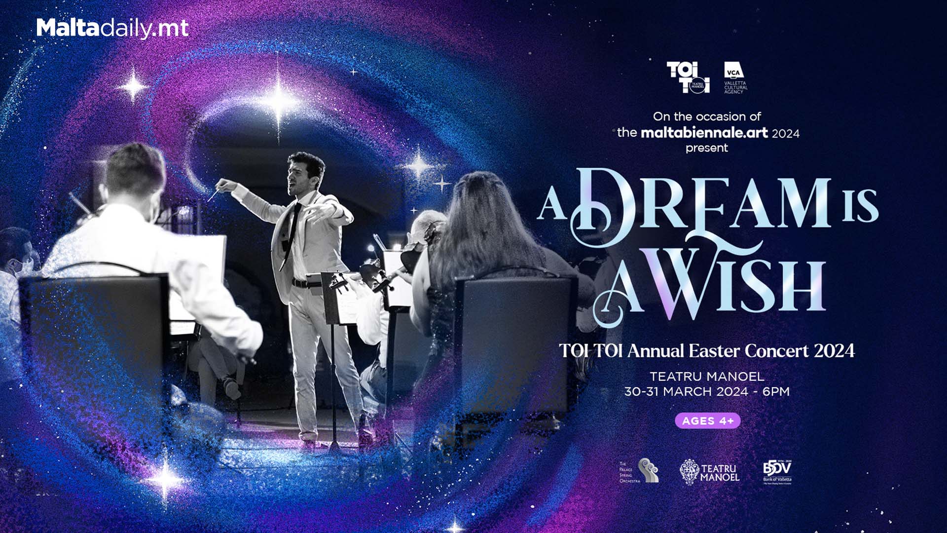 Too Toi’s Annual Easter Concert ‘A Dream Is A Wish’ At Teatru Manoel