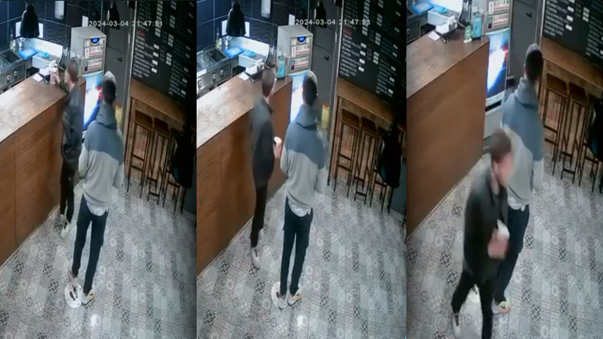 Two Men Caught Stealing From Birkirkara Take-Away On CCTV