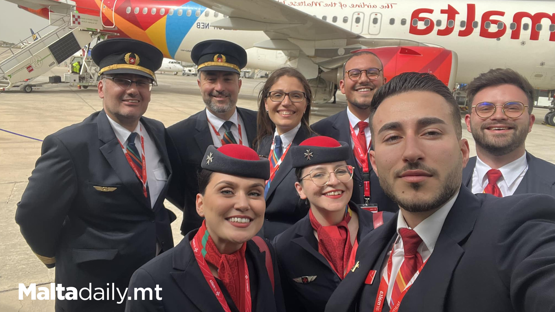 Flight Attendants Bid Farewell To Air Malta