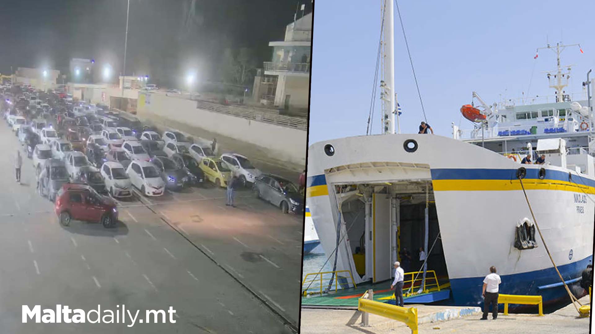 Gozo Channel Traffic Anger As Ferry Out Of Service