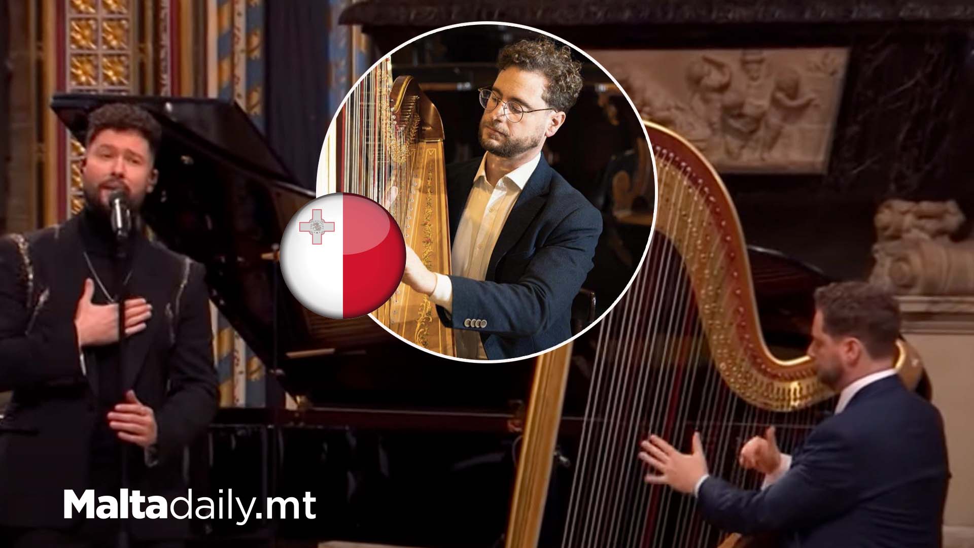 Maltese Harpist Jacob Portelli Plays Alongside Callum Scott