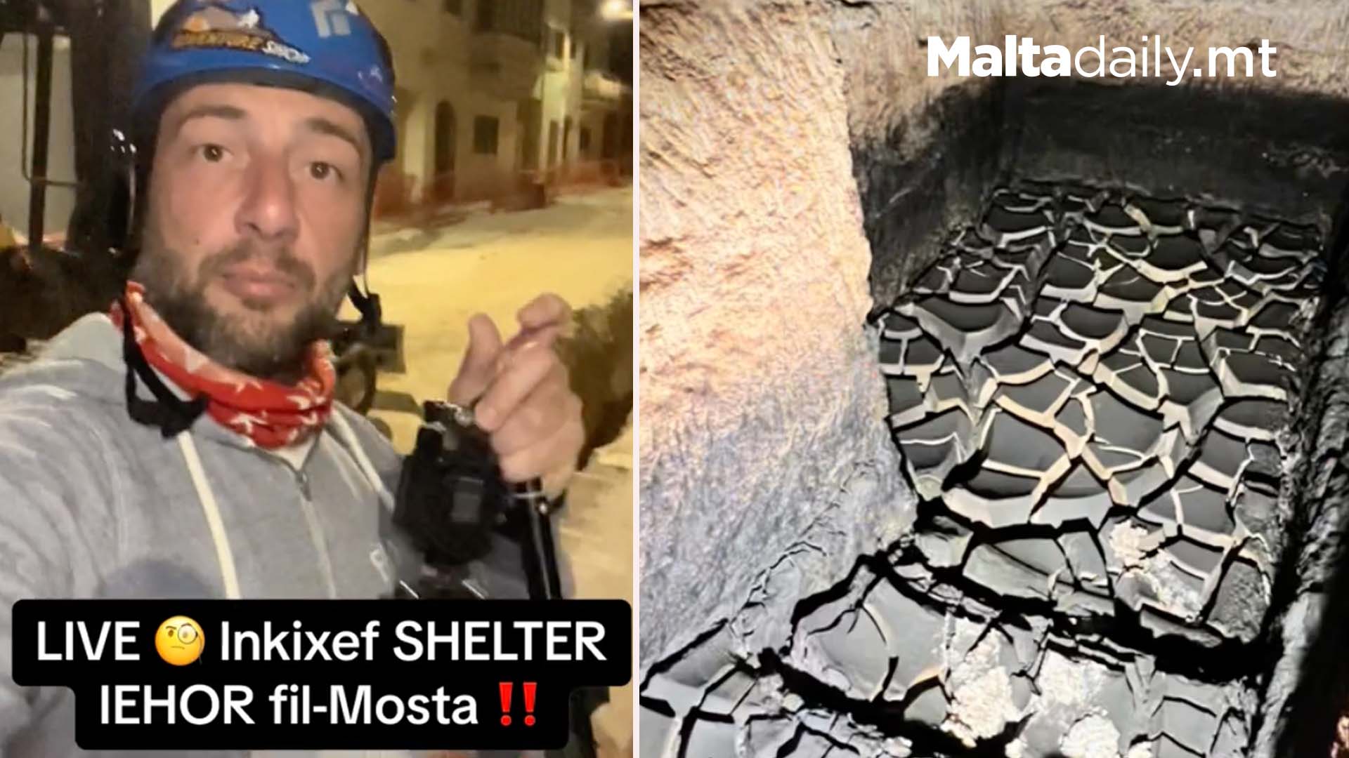 Another Bomb Shelter Uncovered In Mosta