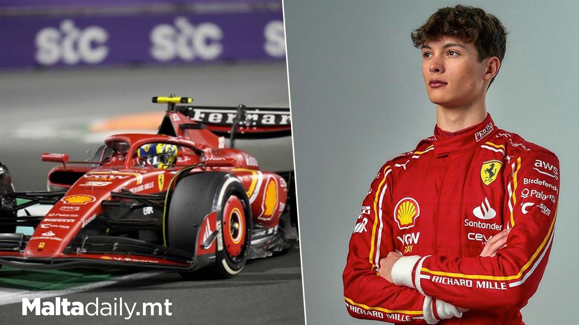 18 Year Old Driver Makes Formula 1 Debut With Ferrari
