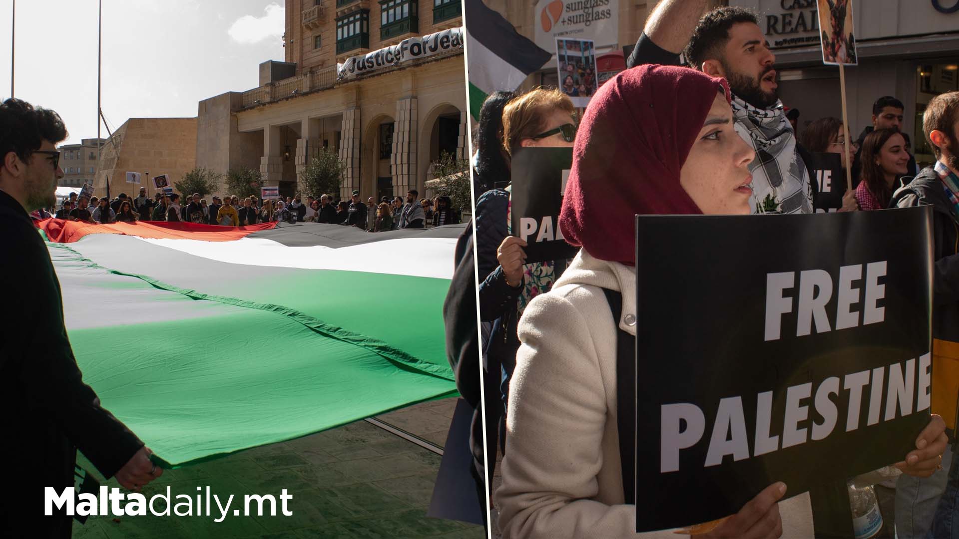 Valletta Protest Against Genocide In Palestine