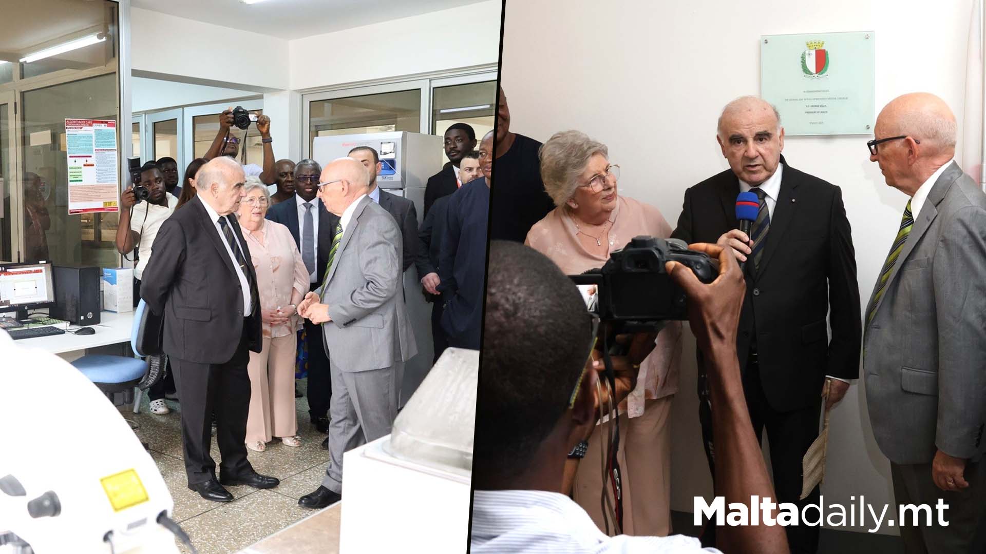 President Of Malta Visits Hopexchange Medical Centre In Ghana
