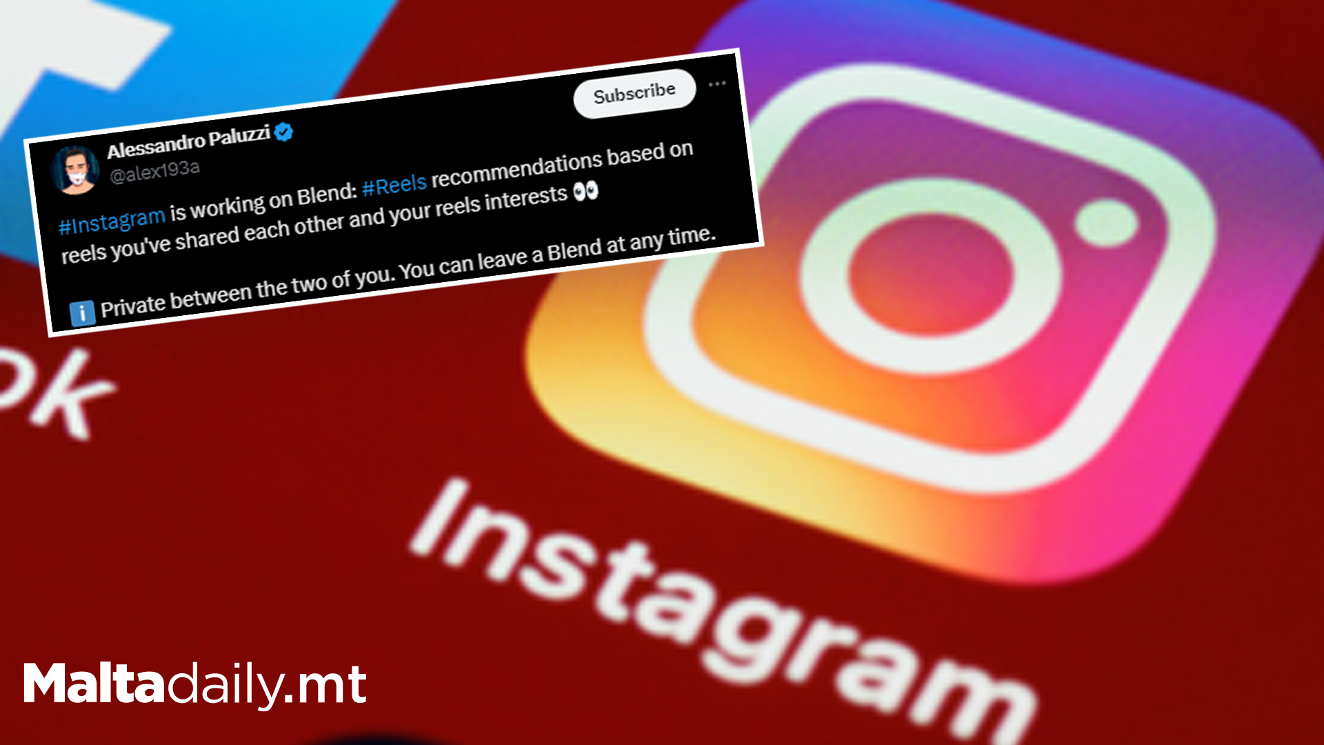 Instagram's New 'Blend' Feature: Collaborative Reels Discovery