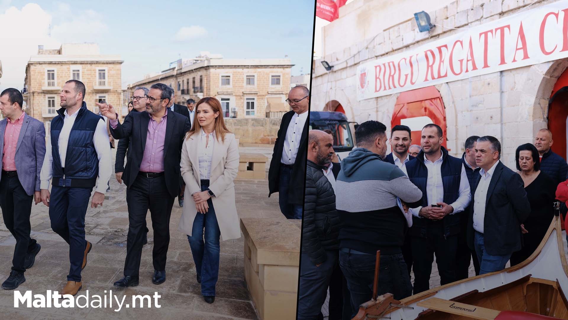 Prime Minister Visits Ongoing Cottonera Regeneration Projects