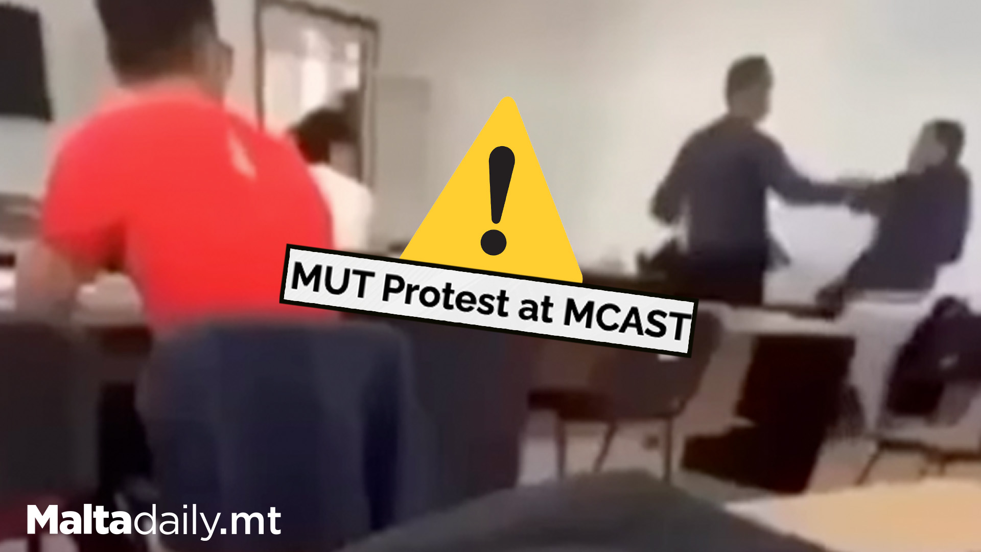 Protest By Teachers After MCAST Assault Video