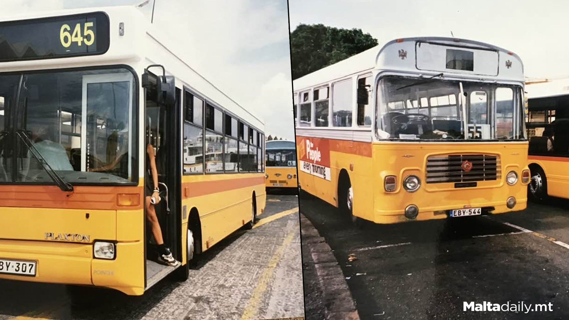 Tourist Reminisces Old Maltese Buses With 1997 Photographs