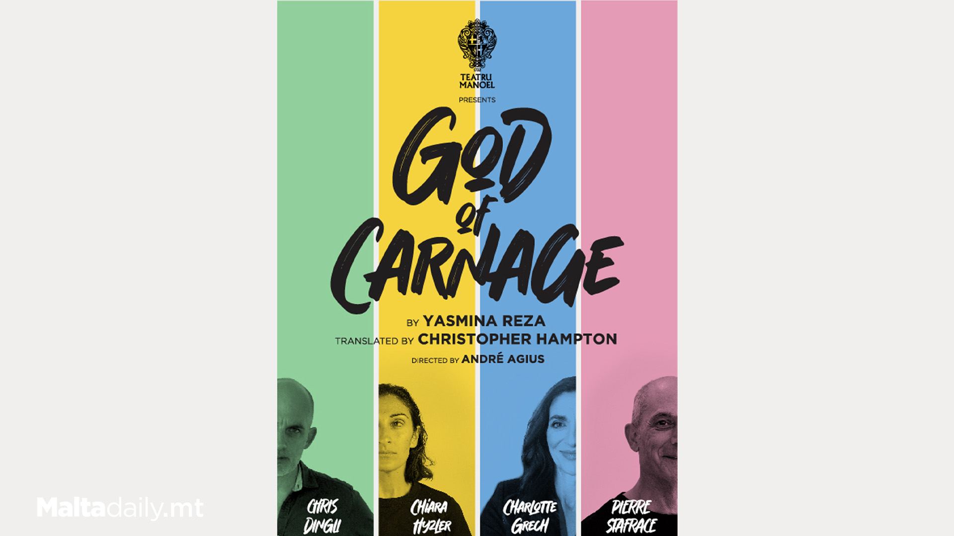 Teatru Manoel Announces Cast For New ‘God Of Carnage’ Production