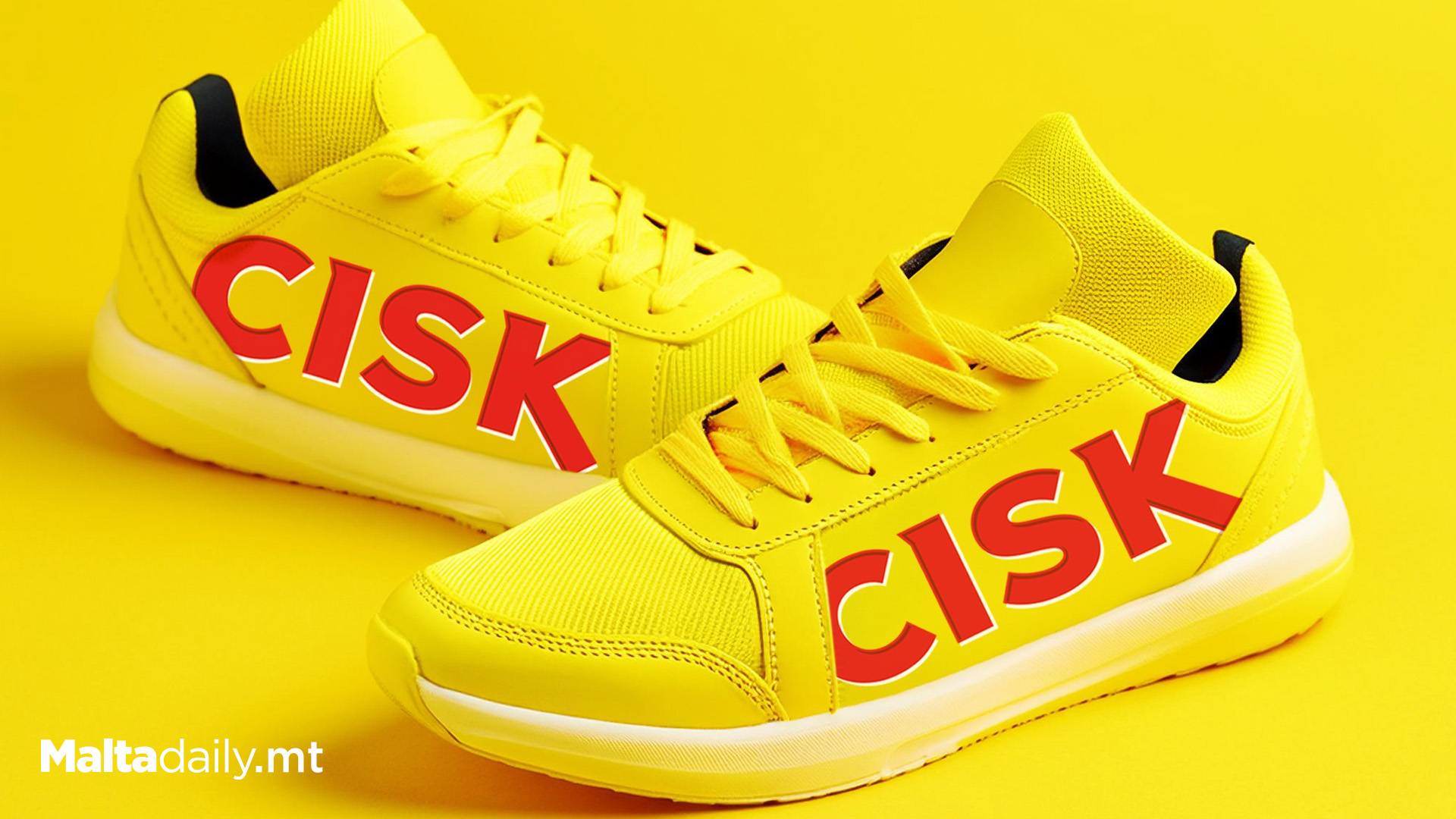 Cisk Tease Yellow Sneakers For April 1st