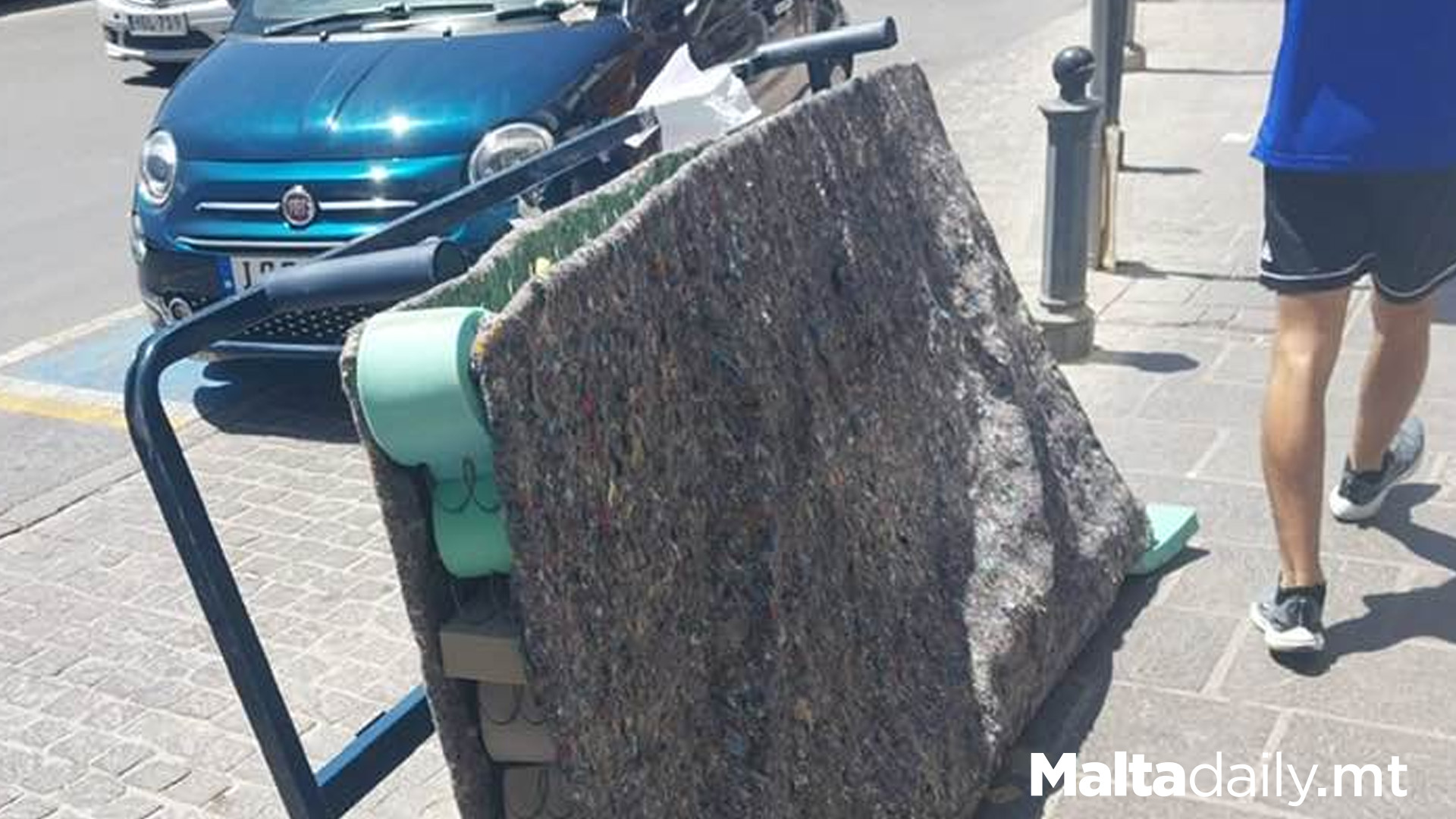 Bulky Waste Abandoned In Middle Of Sliema Commercial Zone