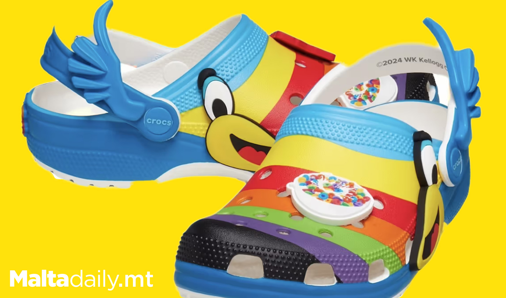 Crocs Teams Up with Froot Loops for a Vibrant Twist on Classic Comfort