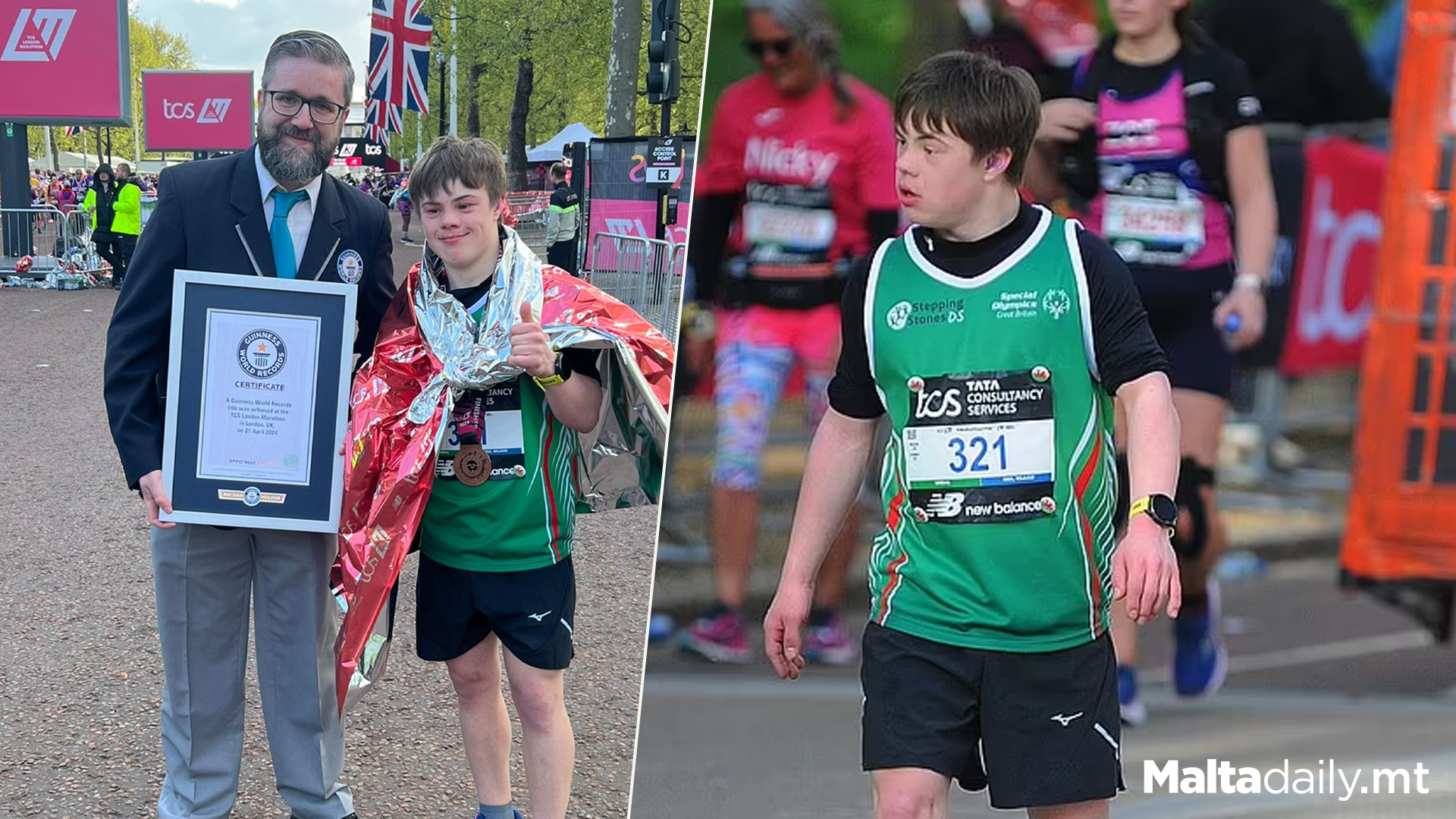 19 Year Old Youngest With Down's Syndrome To Finish London Marathon