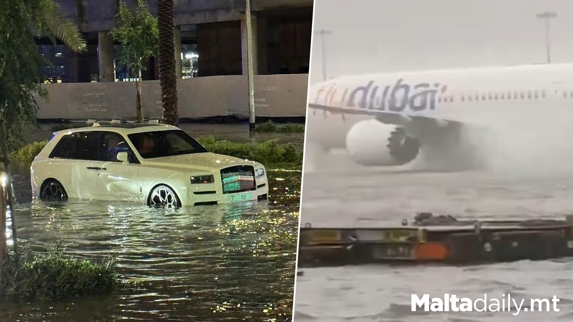 2 Years Of Rain In 24 Hours Floods Dubai