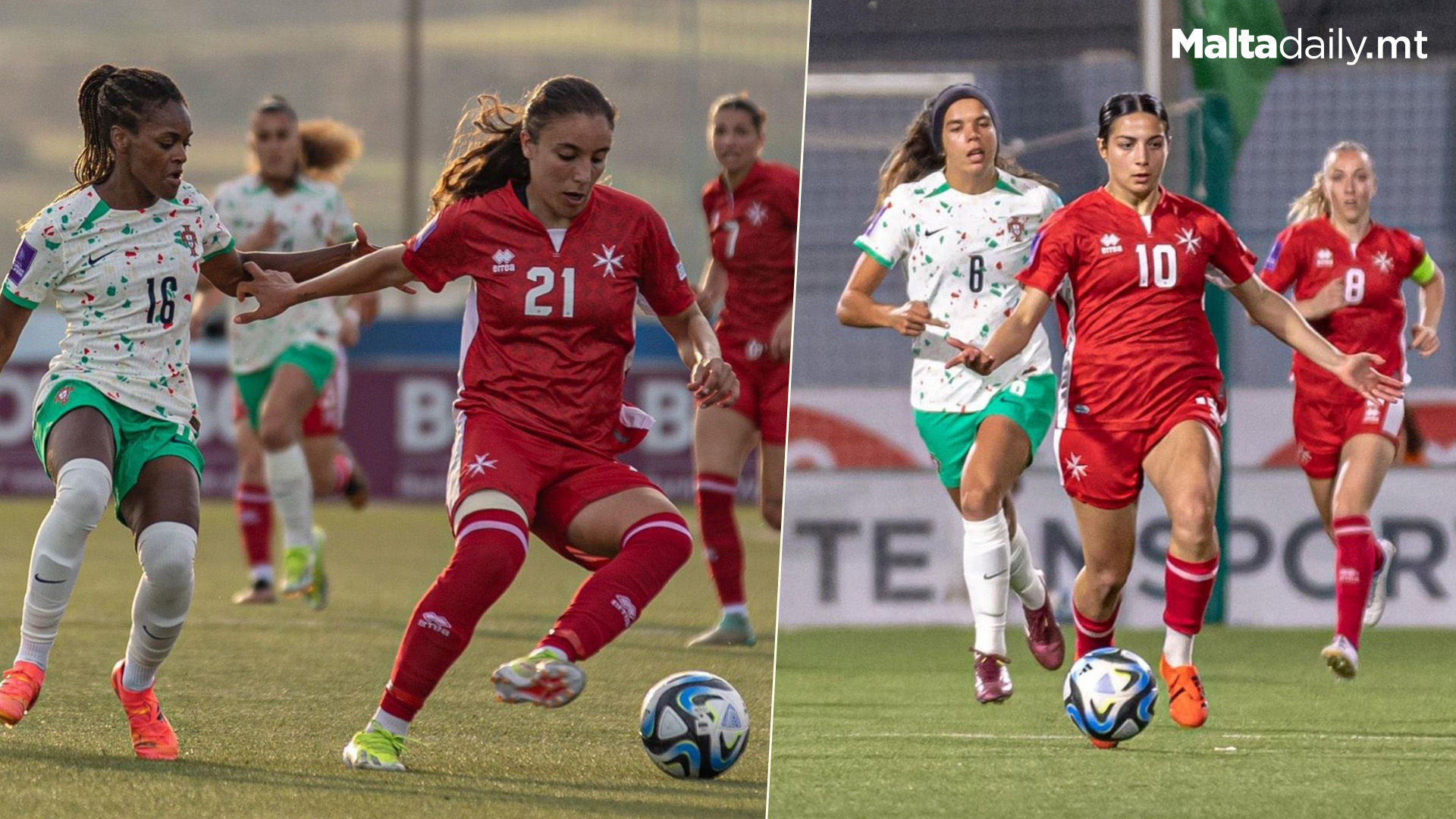 Strong Performance By Malta Despite 0-2 Loss Against Portugal