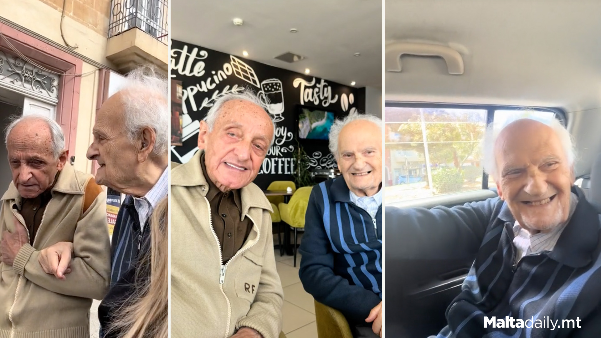 Two Old Maltese Friends Reunite After Over 60 Years