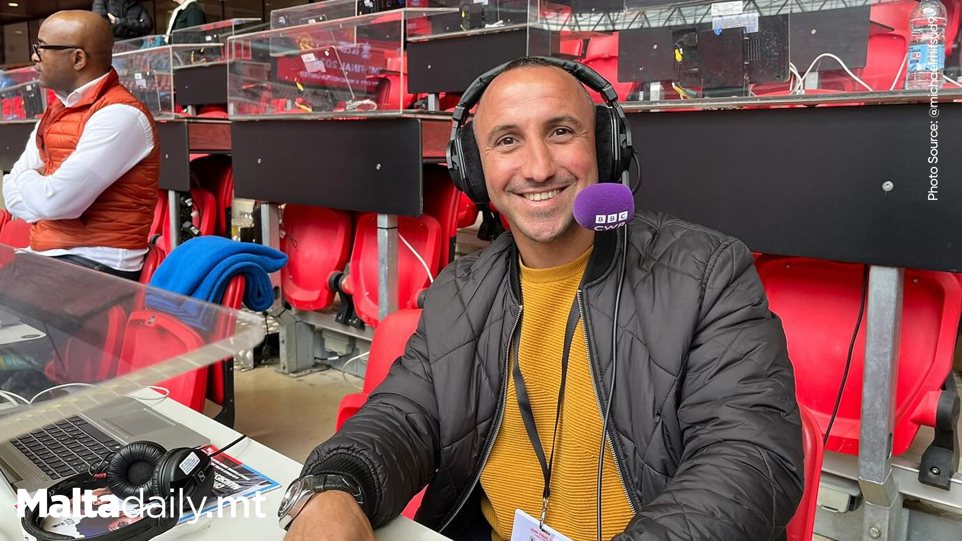 Maltese Football Legend Michael Mifsud Joins BBC CWR Commentary for Manchester United vs Coventry.