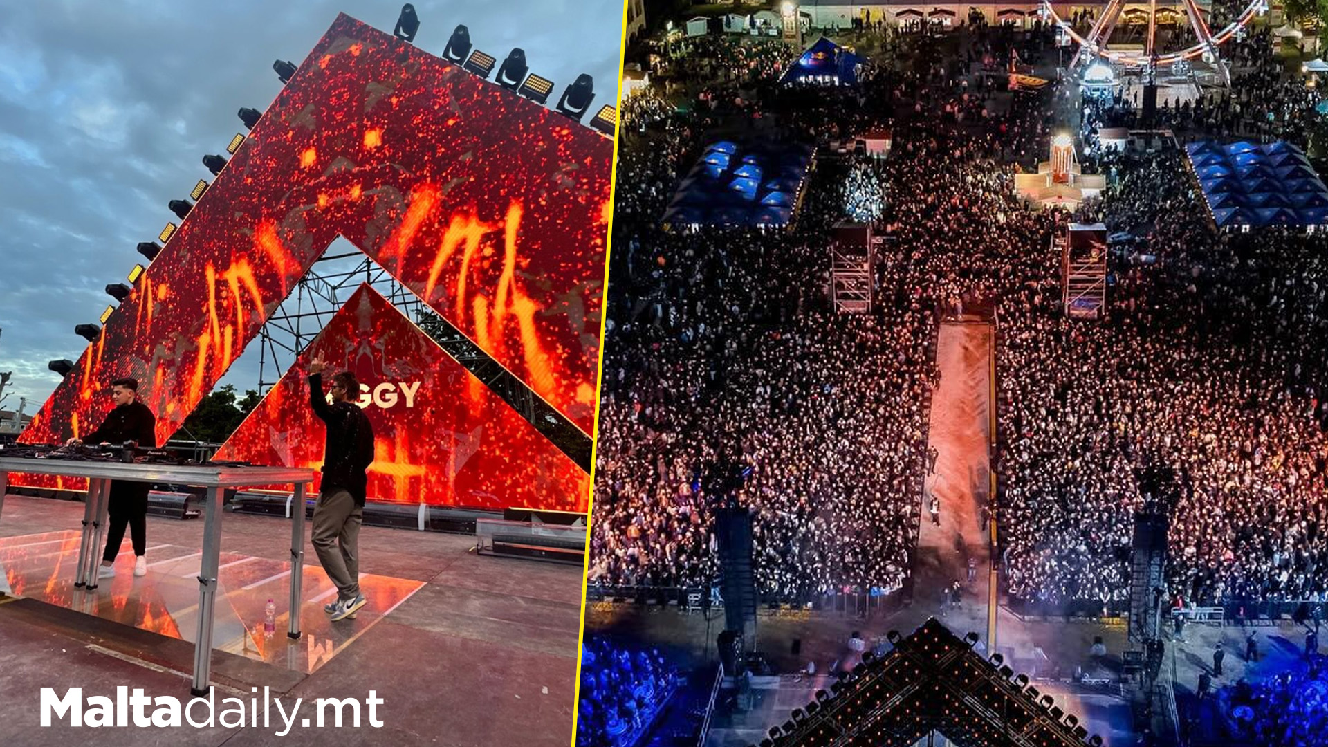 Maltese DJ Miggy Performs In Front Of Over 100K People In Italy