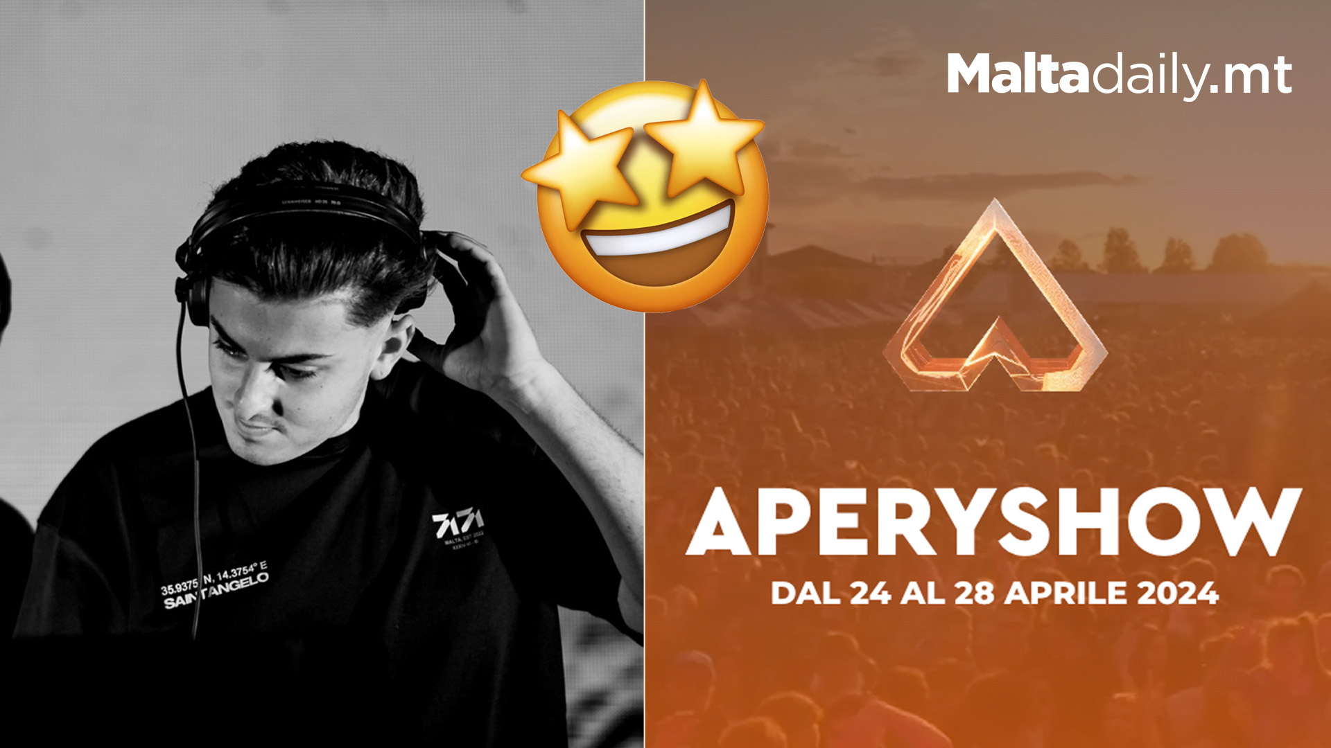 Maltese DJ Miggy Playing At Aperyshow Festival In Italy