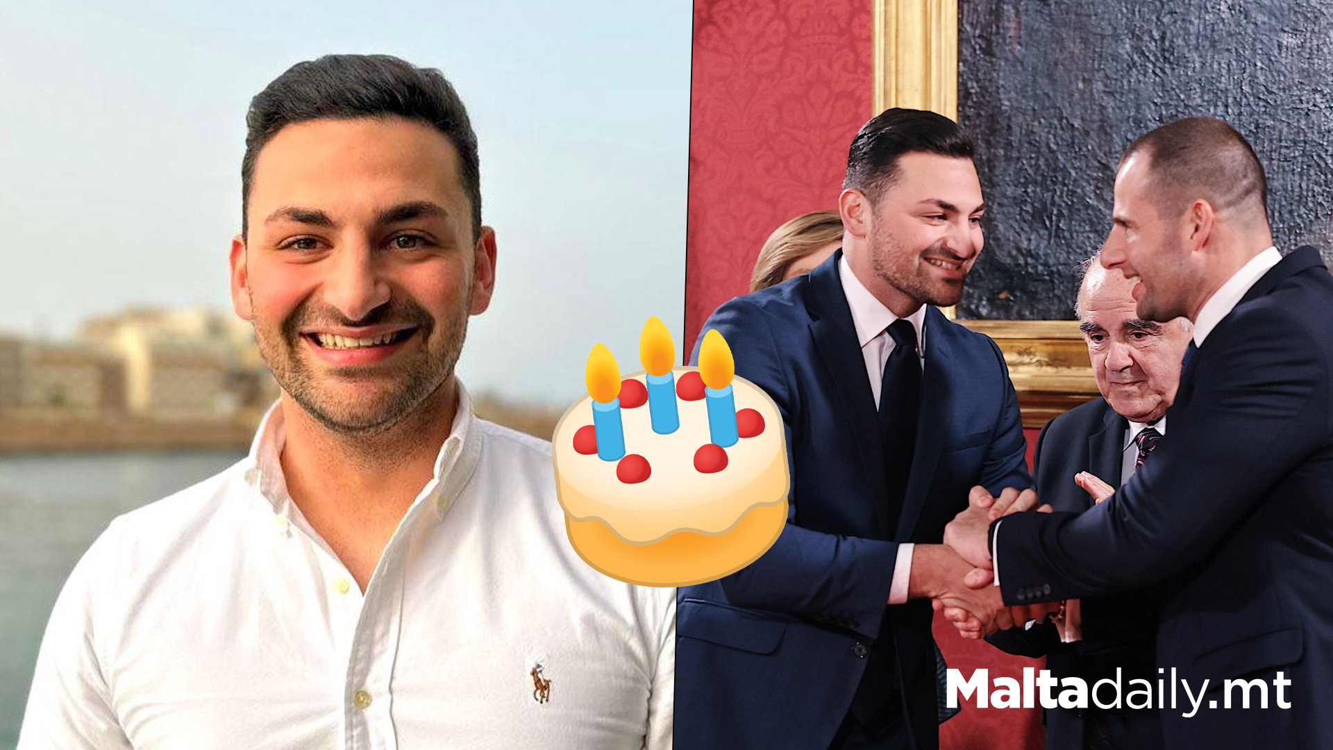 Youngest Member Of Cabinet Omar Farrugia Turns 29