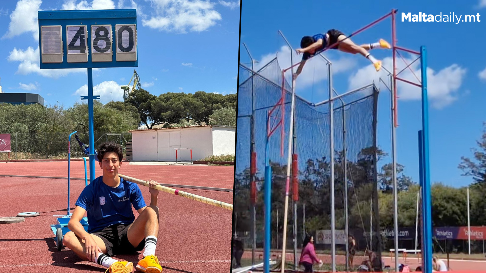Maltese Nicolai Bonello Sets Pole Vault Record At 4.80 Metres