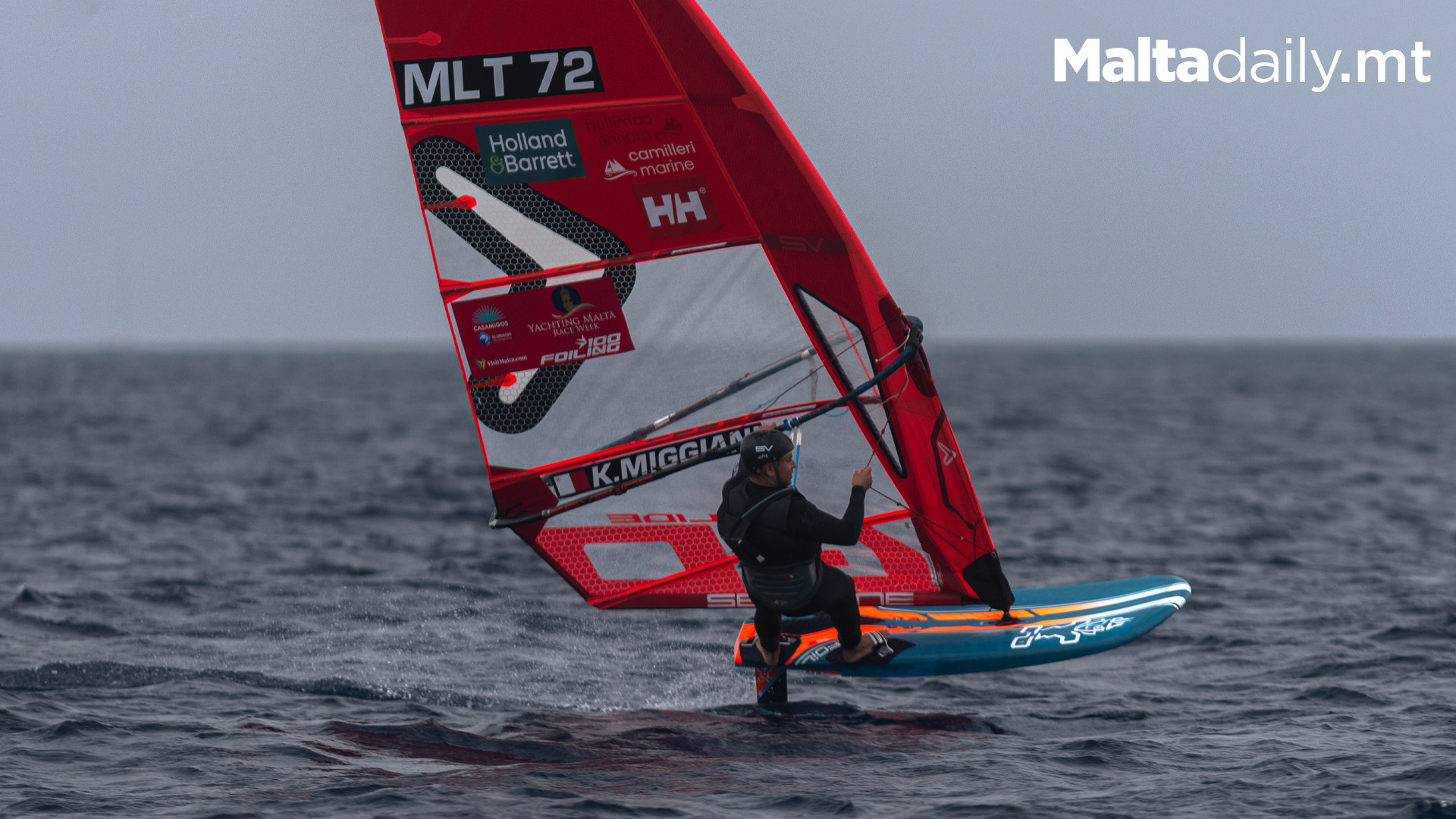 Karl Miggiani Sets National Sailing Record In Challenging Conditions