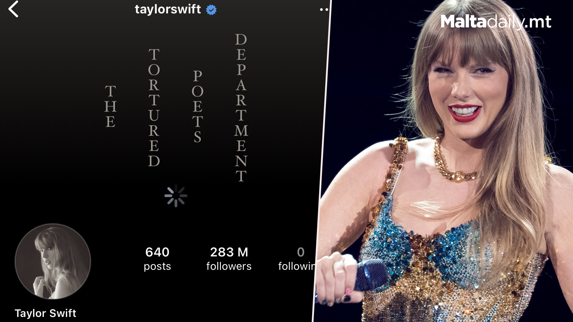 What Happens If You Refresh Taylor Swift's Instagram Page?