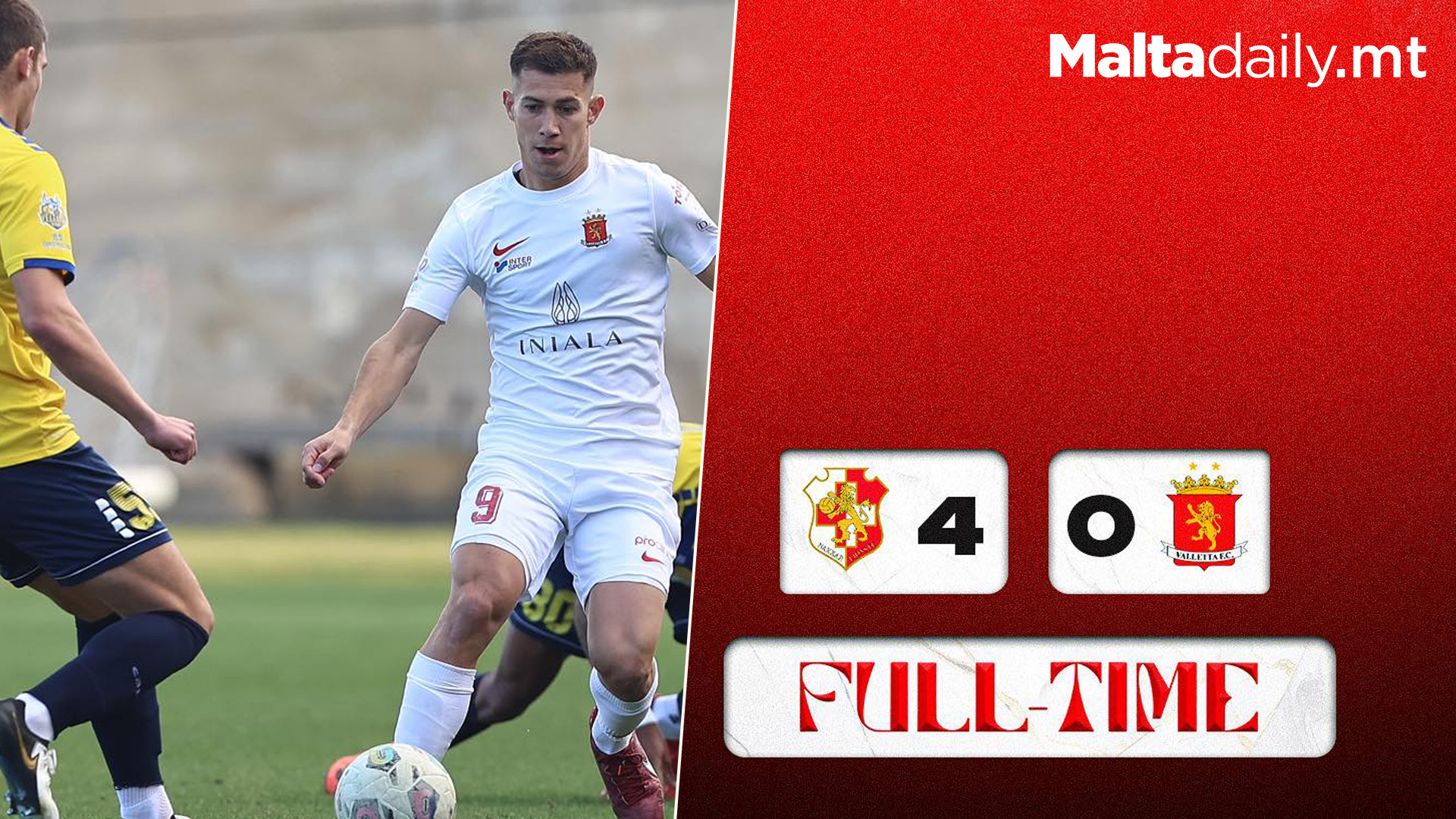 Valletta Relegated From Top Division For 1st Time In History