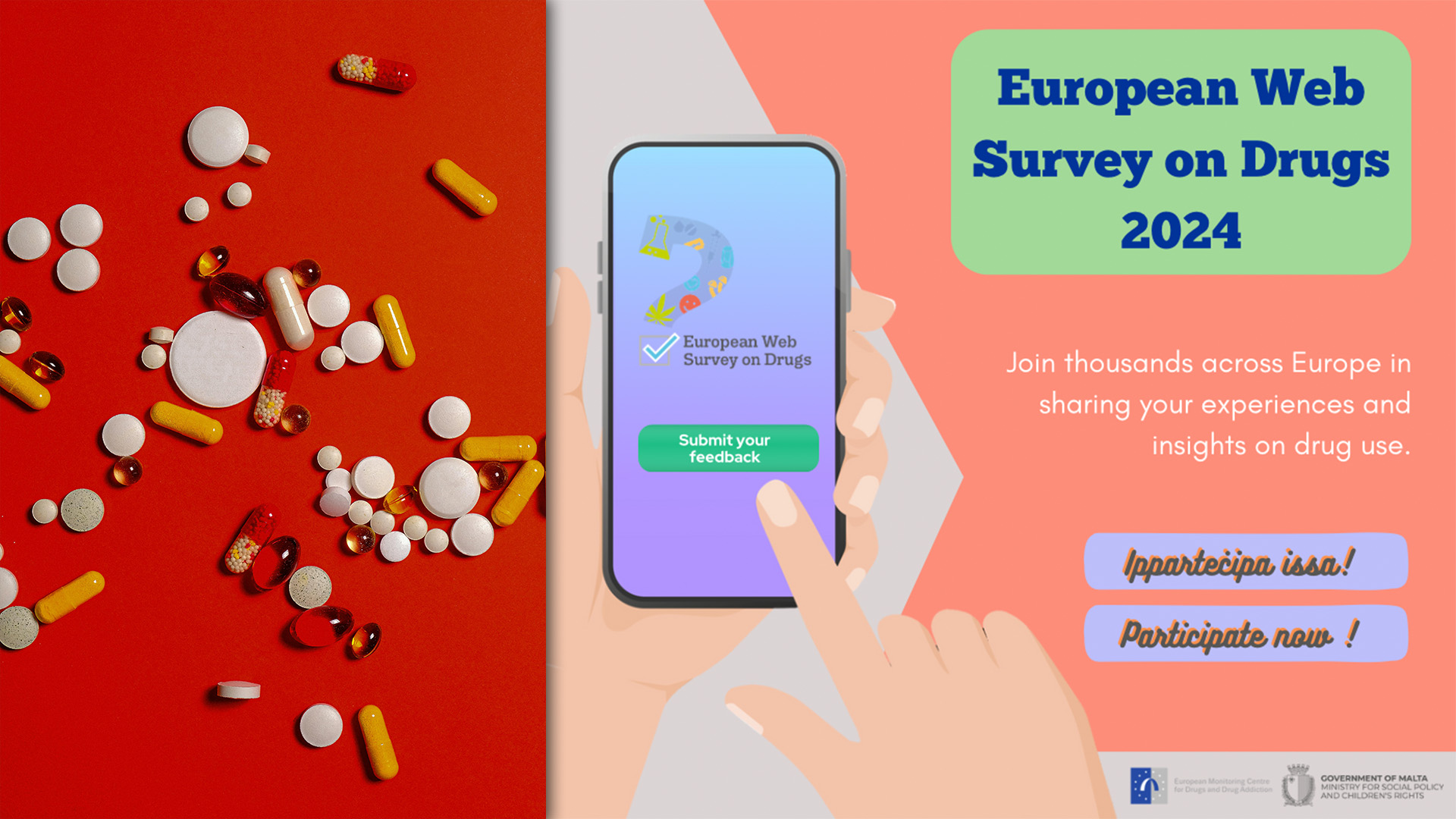 Participate in the European Web Survey on Drugs 2024!
