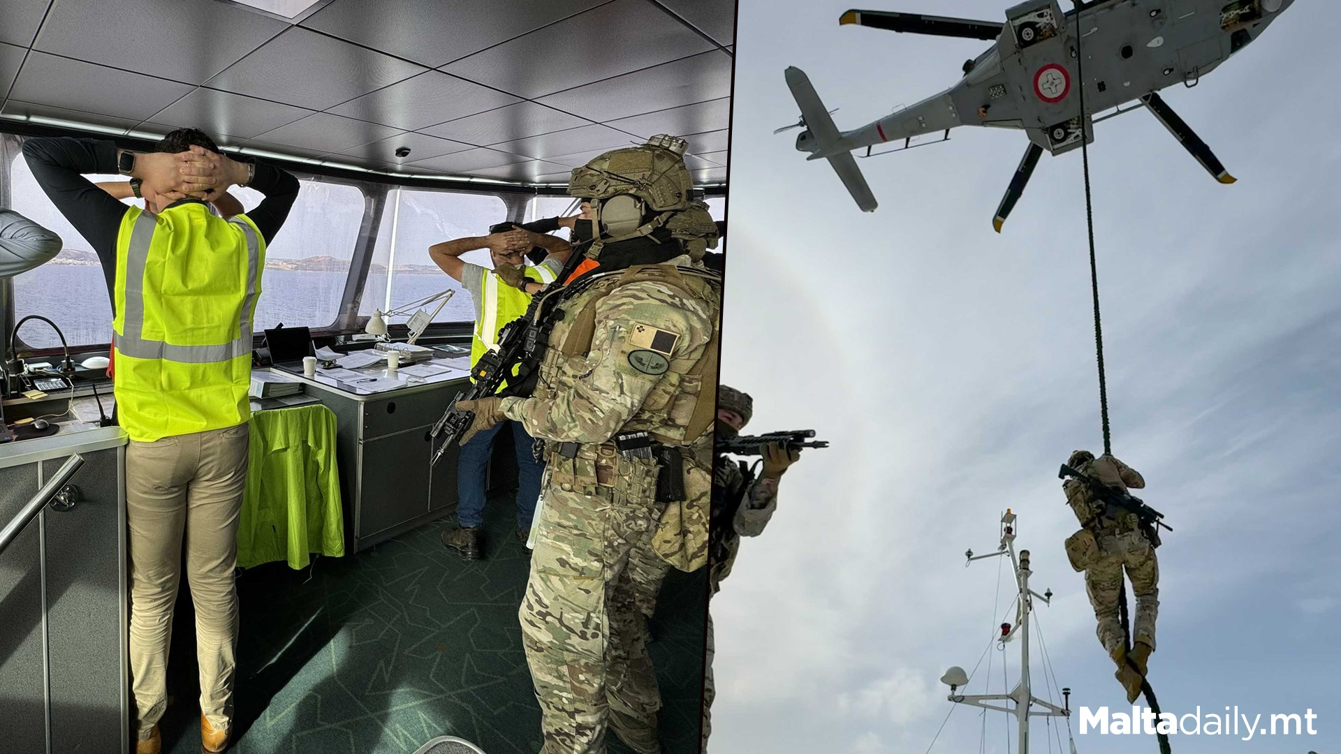 Armed Forces Of Malta In Training: Maritime Simulation