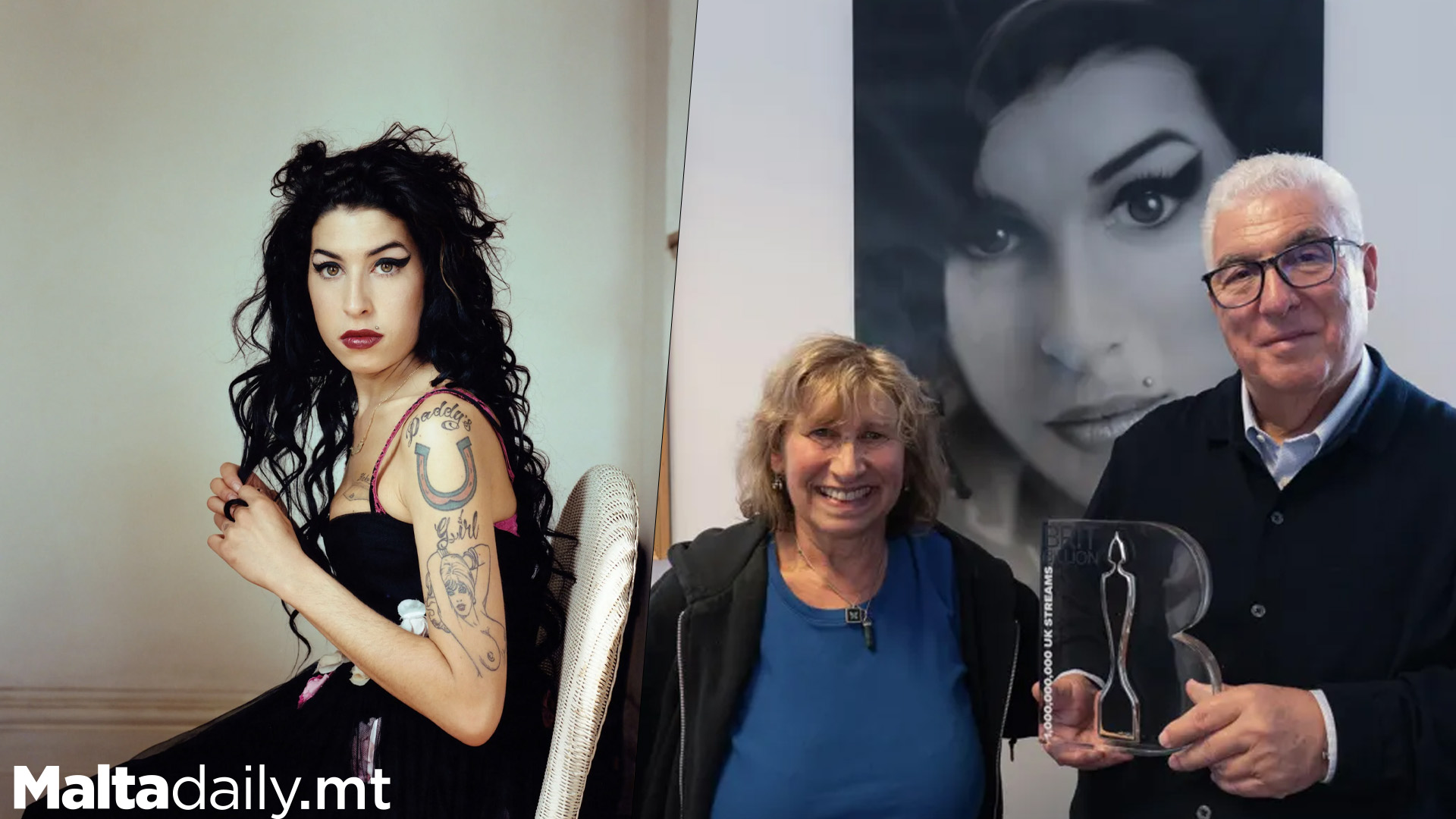 Amy Winehouse's Parents Accept BRIT Billion Award for One Billion UK Streams
