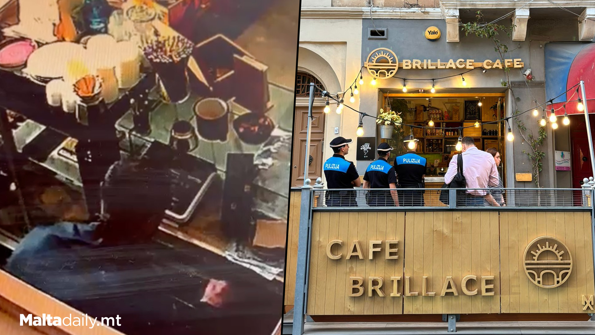 Brillace Cafe In Gżira Robbed: Calls For More Security